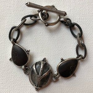 Lucky Brand Peace Charm Bracelet